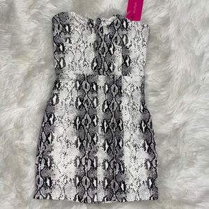 *NEW* snake print tube dress